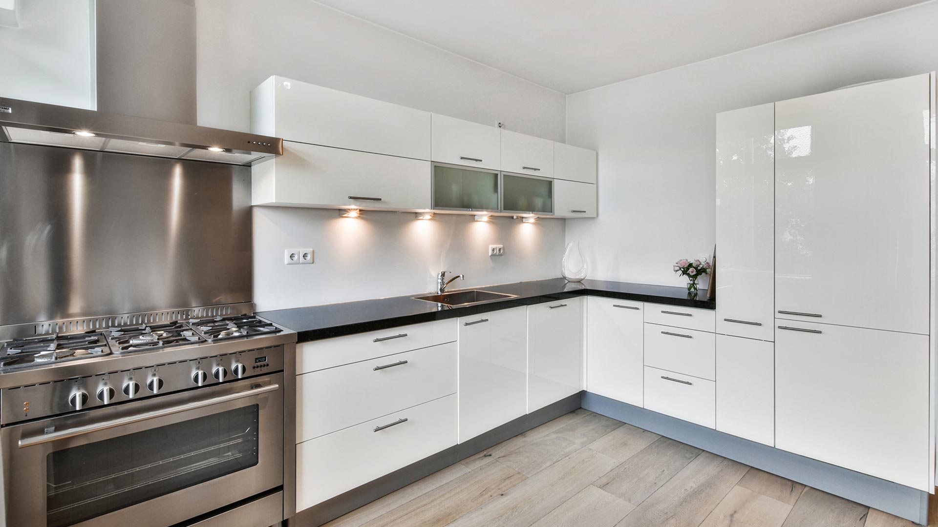 Cabinets for kitchen, bathroom, etc.